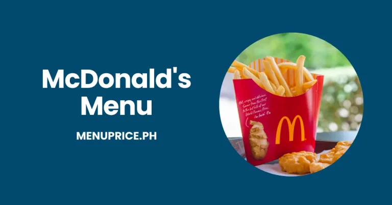 McDonald’s Menu Prices in Philippines [Updated] 2024  